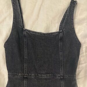 Alice + Olivia Black Denim Dress - Size 4